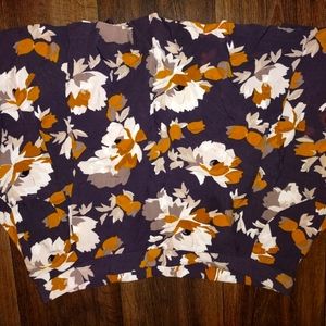 Floral skirt with pockets